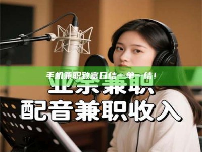 朔州手机兼职致富日结一单一结！